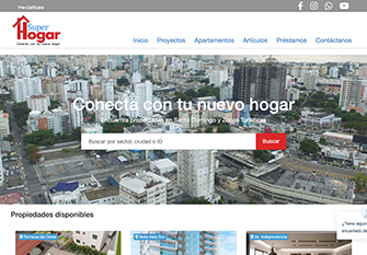 Super Hogar Inmobiliaria — proyecto desarrollado por Coralan Multiservice
